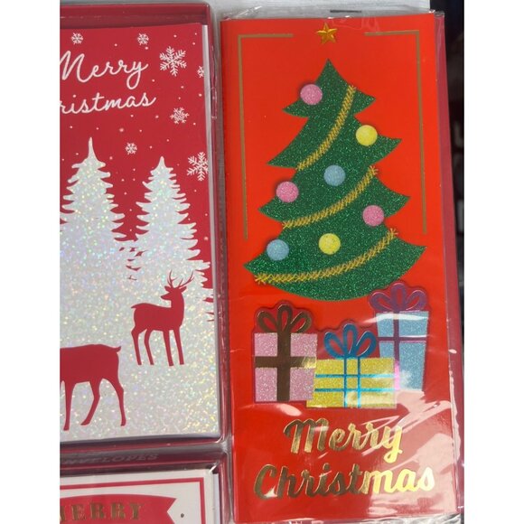 Assorted Christmas Cards With Envelopes New Holiday - Picture 5 of 7